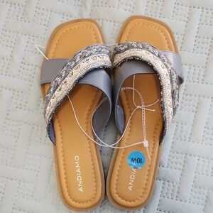 Andiamo Women's Gray Sandals